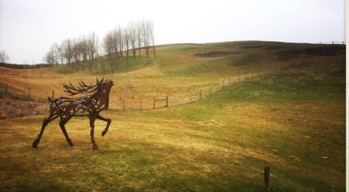Actaeon Stag Sculpture | Sculptures by Simon Max Bannister