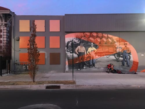Before Brewing | Murals by Erik Burke / OU Public Works | The Depot Craft Brewery Distillery in Reno