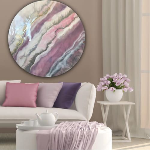 Blissful Blush Resin Artwork | Paintings by ANTUANELLE