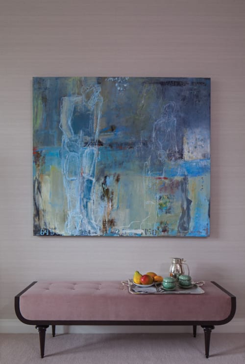 Mixed Media on Canvas | Paintings by Bonney Goldstein