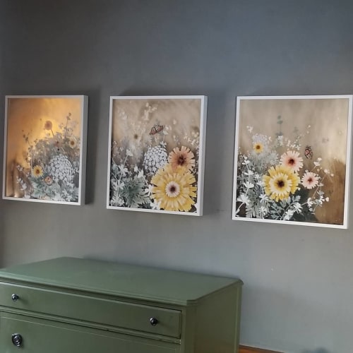 Field Monarchs | Paintings by Cara Enteles Studio