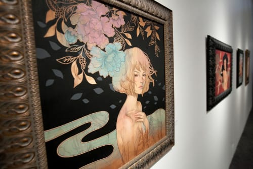 It Was You | Paintings by Audrey Kawasaki | Merry Karnowsky Gallery in Los Angeles