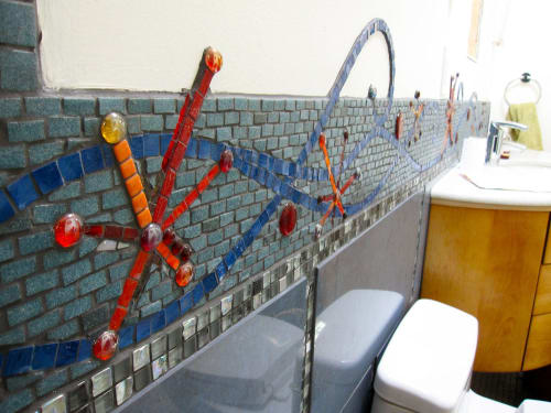 Sunburst Mosaic | Wall Treatments by Dyanne Williams Mosaics