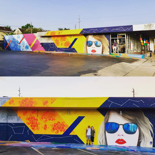Pavement Clothing Mural | Murals by DeeJon Art | Pavement Houston Clothing in Houston