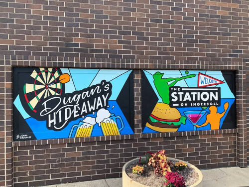 The Station on Ingersoll Mural | Street Murals by Jenna Brownlee