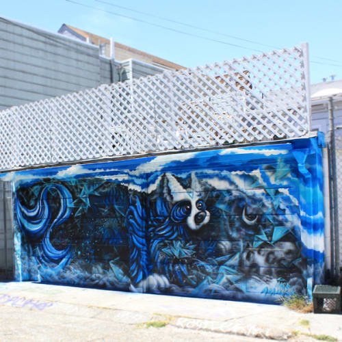 Boundless | Street Murals by Mark Adamusik | Cypress Alley, SF in San Francisco