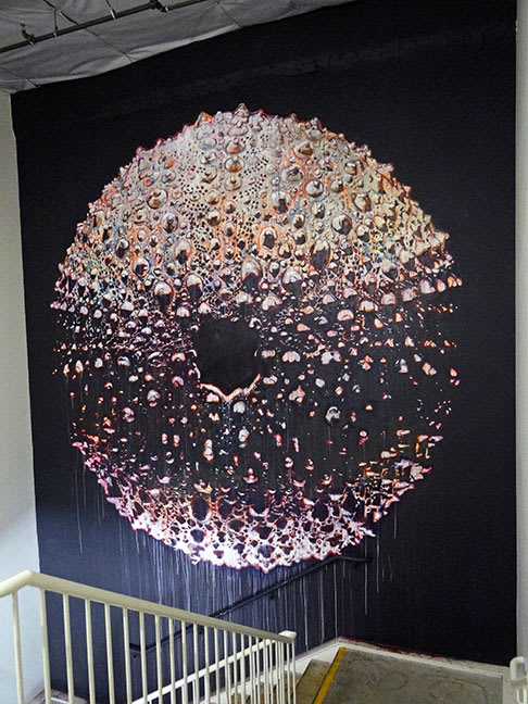 Sea Urchin | Murals by Charlie Callahan | Facebook HQ in Menlo Park