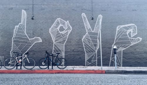 Love | Murals by Allison Kunath | The Brixton in Santa Monica
