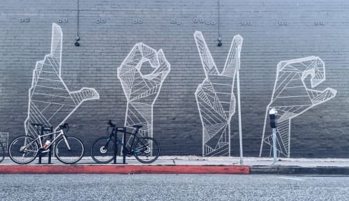 Love | Street Murals by Allison Kunath | The Brixton in Santa Monica