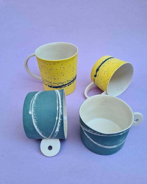 Basic (M) and (L) | Cups by BasicartPorcelain