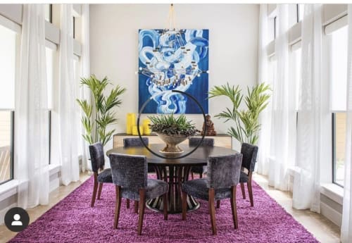 “Naiad #2” Painting | Paintings by Sydney Yeager | Private Residence, Houston in Houston