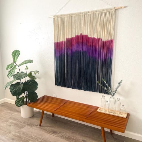 Modern Macrame Wall Hanging | Wall Hangings by Love & Fiber