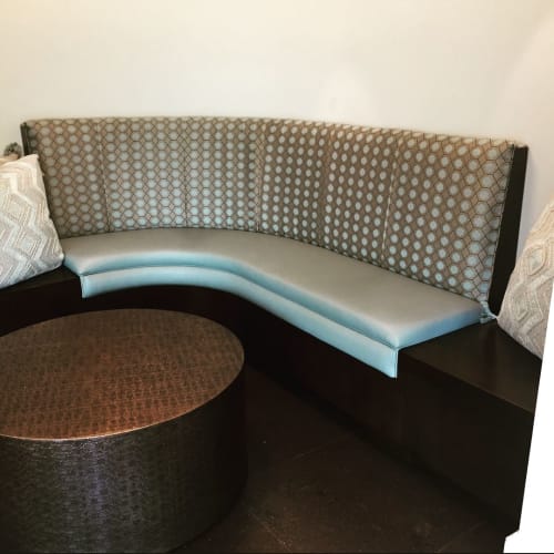 Upholstered Banquette | Chairs by SG Woodworks | Cedarfield in Richmond
