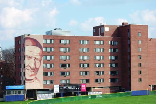 We Are DePaul 2 | Street Murals by Mark Elder | DePaul University - McCabe Hall in Chicago