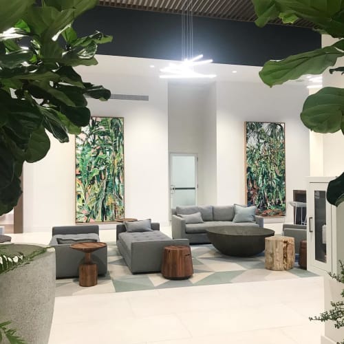 Fairchild Garden | Paintings by Magnus Sodamin | Bay Parc Apartments in Miami