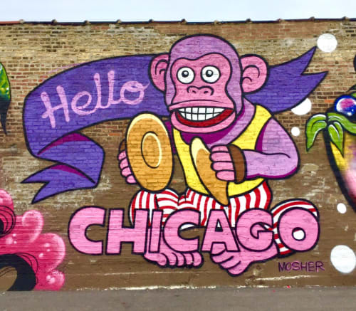 Mural | Street Murals by Mosher | District Brew Yards in Chicago
