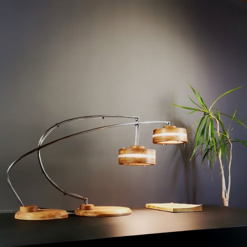 Desk Lamp | Lamps by Madera Atomica