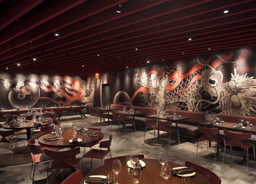 M.Y. China, Restaurants, Interior Design