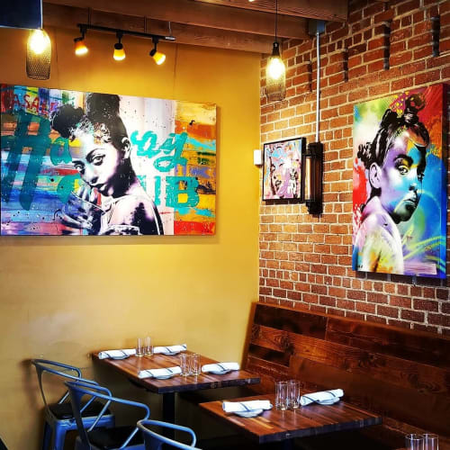 Paintings | Murals by AbcArtAttack | Centro Bar & Kitchen in Reno