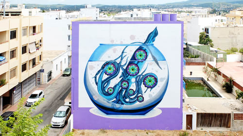 Control | Street Murals by Federico “Iena Cruz” Massa | The Purple Hotel by Ibiza Feeling in Sant Antoni de Portmany