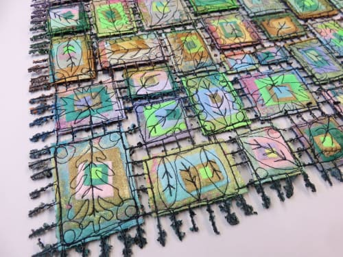Stained Glass Fiber Series | Wall Hangings by Susan Lenz | Mouse House Inc in Columbia