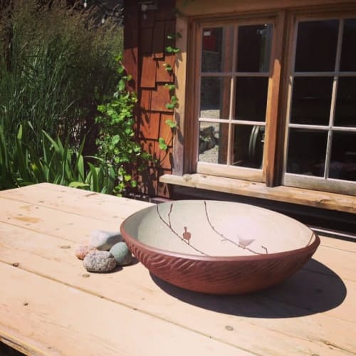 Birdie bowl | Ceramic Plates by Sarah Pike Pottery