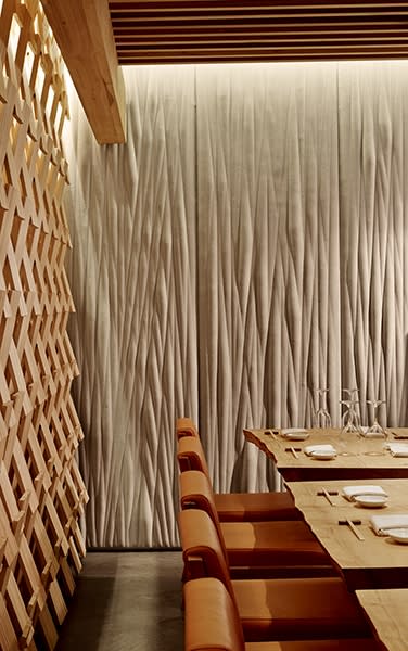 Textured Art Wall | Wall Treatments by Matsys | Roka Akor San Francisco in San Francisco