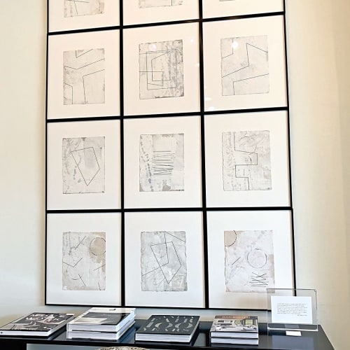 Drawing with Thread | Wall Hangings by JANE TIMBERLAKE COOPER | MAISON in Mountain Brook