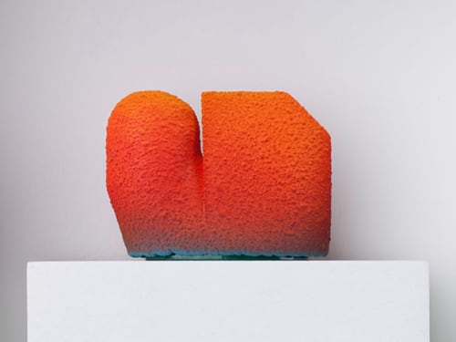 Orange Tracy | Sculptures by Ron Nagle | Mills College Art Museum in Oakland