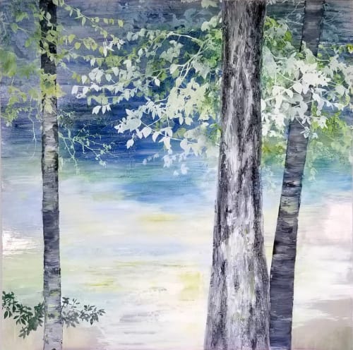 By The River | Paintings by Cara Enteles Studio | Cara Enteles Studio in New York