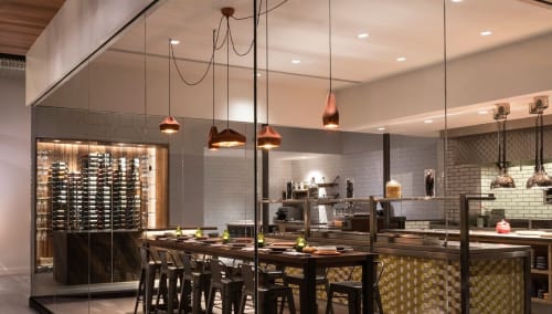 Pleat Box Suspension | Lighting by Xavier Mañosa | Andaz Scottsdale Resort & Spa in Scottsdale