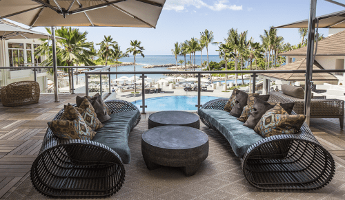 Lolah Sofa By Kenneth Cobonpue Seen At Four Seasons Resort Oahu At