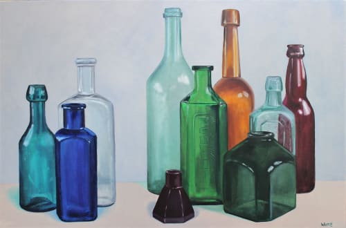 The Bottle Collector | Paintings by Laura White Art | Bryant Alsop Pty Ltd in Hawthorn