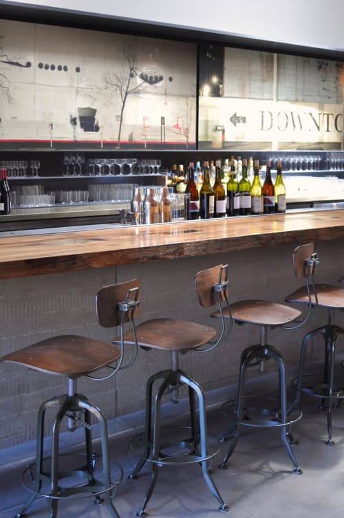 Vintage Toledo Bar Chair | Chairs by Restoration Hardware | Bar Agricole in San Francisco
