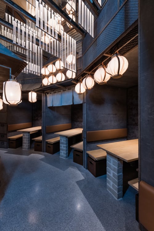 Hikari Yakitori Bar, Restaurants, Interior Design