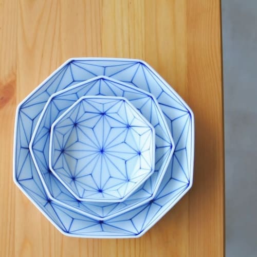 Blue Ceramic Nesting Bowls | Tableware by Mayuki Kato / Ceramic Studio Singama