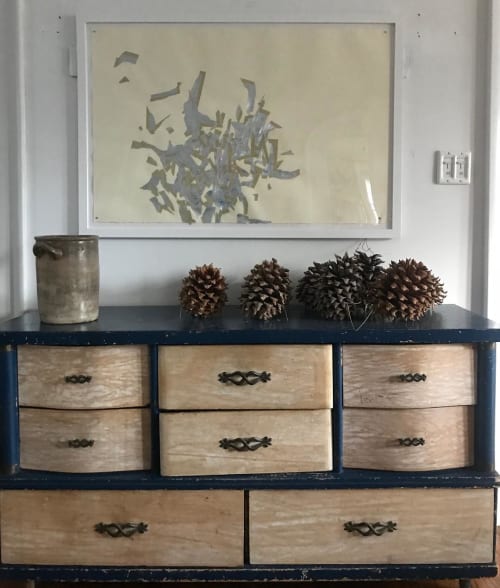 Joss money on paper, Fractured nr8 | Mixed Media by Marieken Cochius