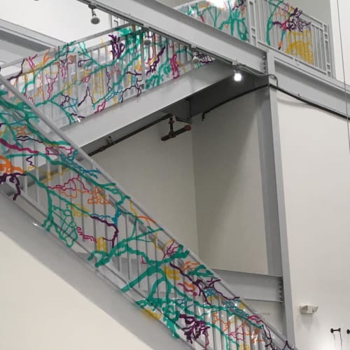 Always Climbing | Mixed Media by Cary Reeder | The Silos at Sawyer Yards in Houston