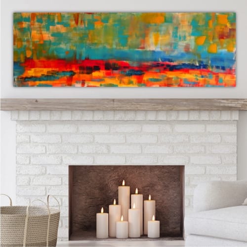 Colorful Abstract Canvas Art | Paintings by Debby Neal Arts