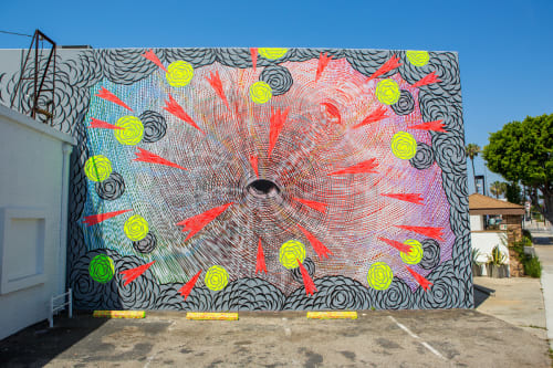 Eye | Murals by Andrew Schoultz | Fabien Castanier Gallery in Culver City