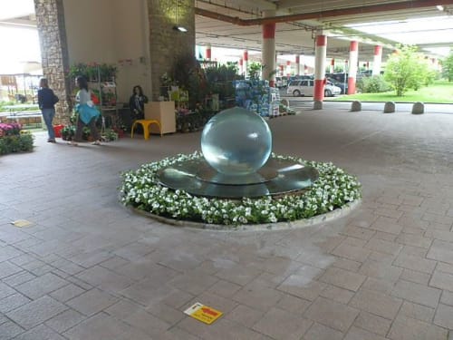 Aqualens | Public Sculptures by Allison Armour | Il Leone Shopping Center in Lonato
