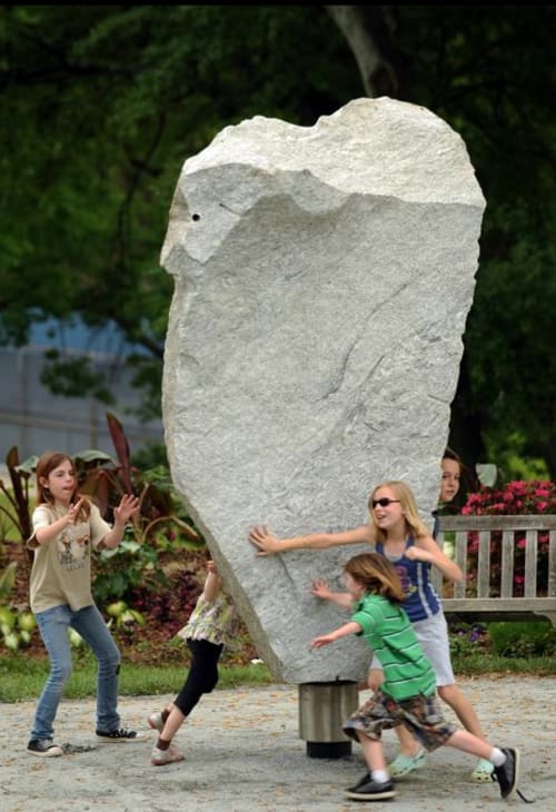 Rockspinner6 | Public Sculptures by Zachary Coffin | Atlanta Botanical Garden in Atlanta