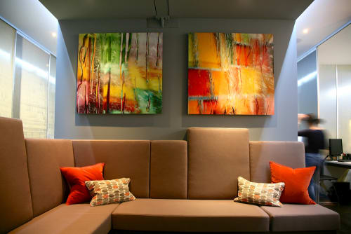 NYC 14 & NYC 12 | Paintings by Carol Inez Charney | Good + Sears Orthodontics in San Francisco
