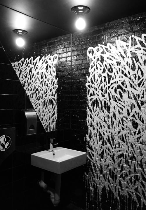 Black & White | Murals by Bisco Smith | &pizza in New York