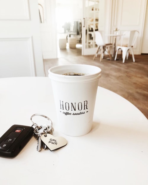 Girl Power Keytag | Apparel & Accessories by Swell Made Co. | Honor Coffee Roasters in Newport Beach