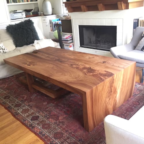 Custom Coffee Table | Tables by Ghostown Woodworks by Rusty Dobbs | Private Residence, Berkeley Hills, Berkeley, CA in Berkeley