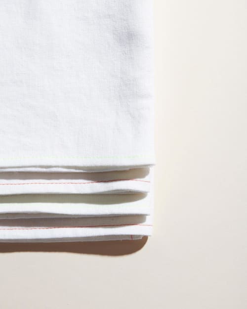 White Denim Napkin | Linens & Bedding by ATELIER SAUCIER | Gjusta in Los Angeles