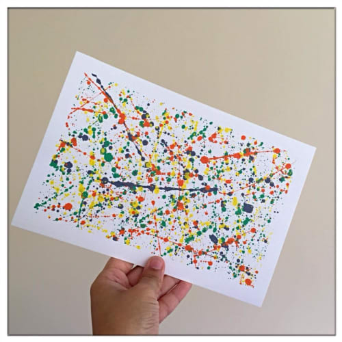 Styled splatter paintings | Oil And Acrylic Painting in Paintings by ArtbyPunam