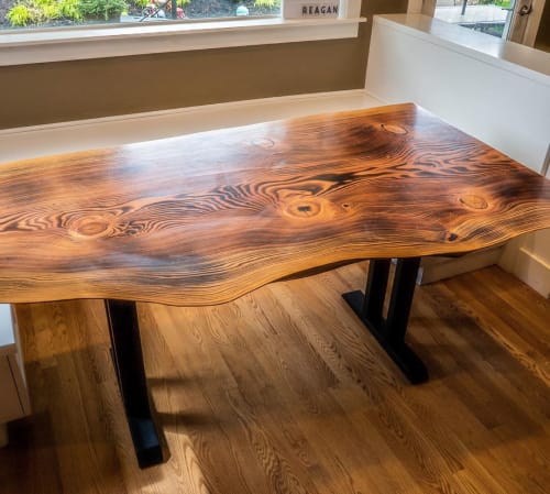 Burnt Fir Dining Table | Tables by Wane + Flitch