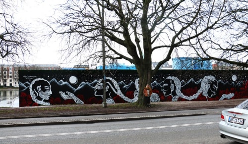 "Growing on me" | Street Murals by Ebba Chambert